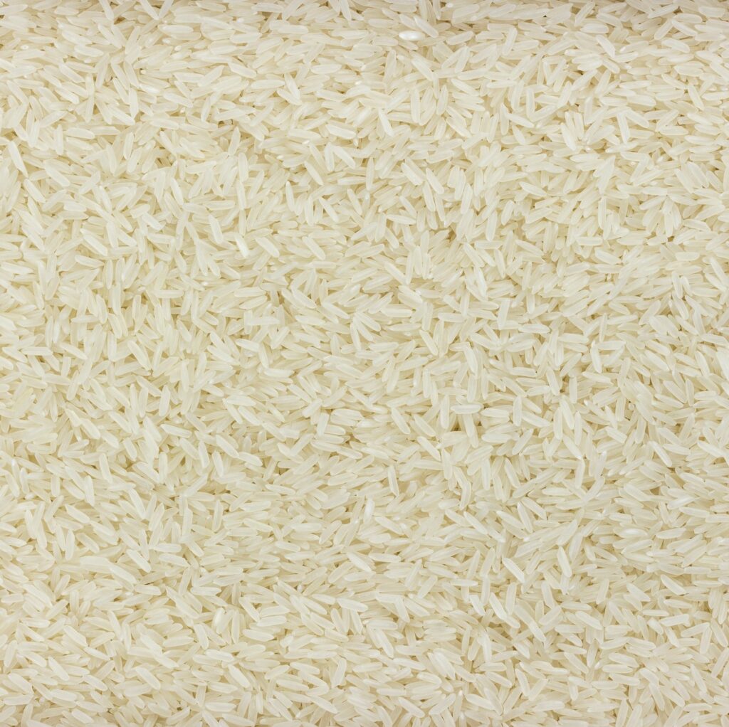 Rice texture. Jasmine rice background